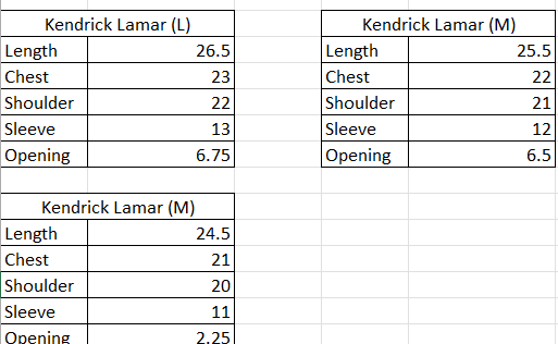 UNISEX Baggy Kendrick Lamar Tee - 2000Crew