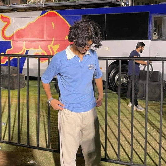 Blue Embroidery Polo - 2000Crew