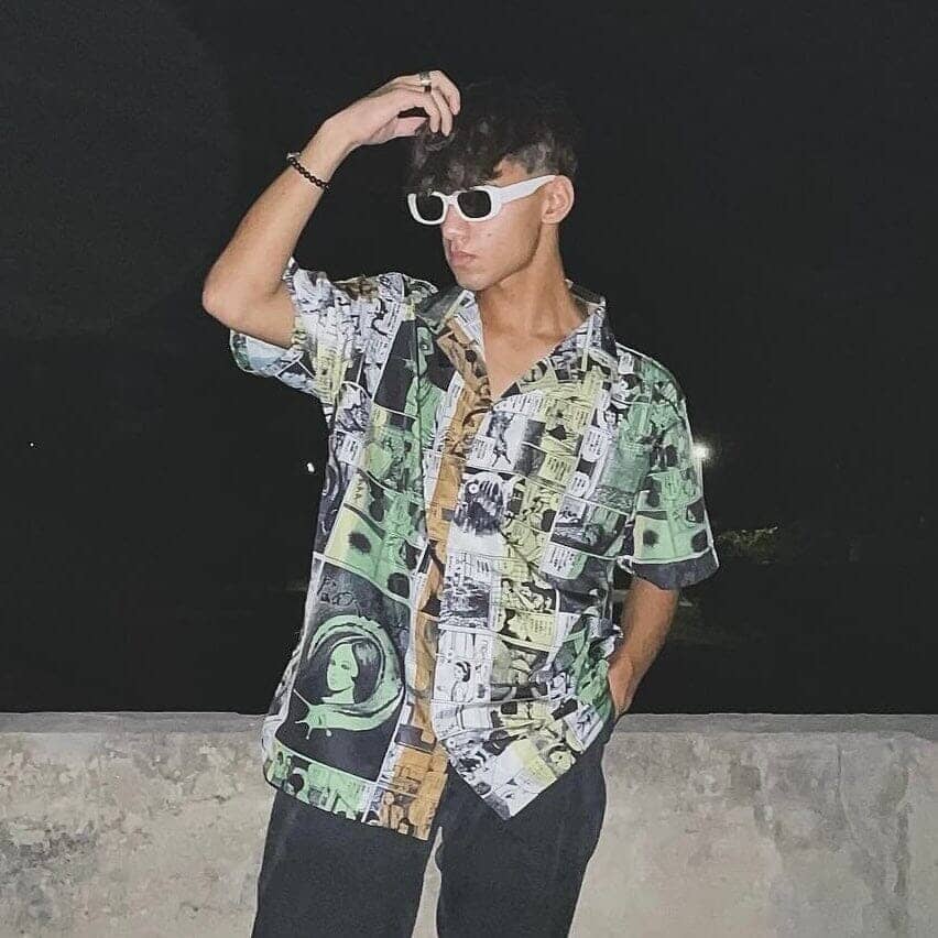 Anime Oversized Button up Unisex - 2000Crew