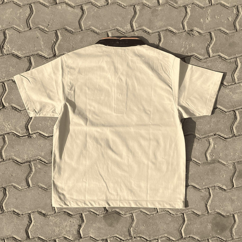 UNISEX CREW MEMBER button up BEIGE