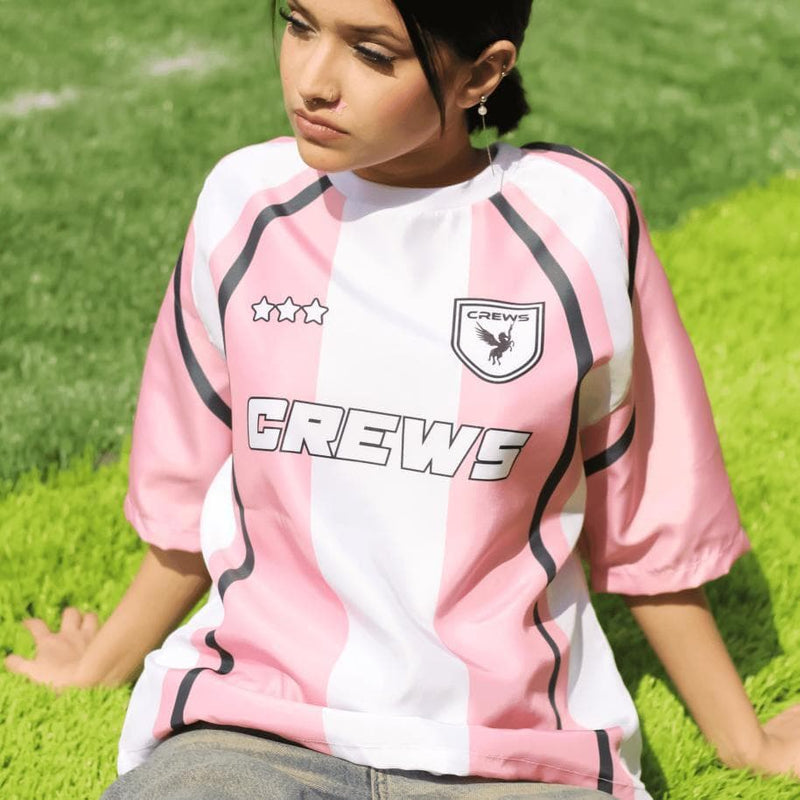UNISEX CREWS PINK LEGACY FOOTBALL JERSEY