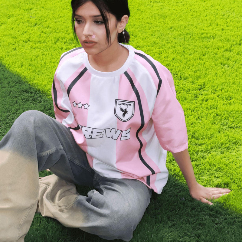 UNISEX CREWS PINK LEGACY FOOTBALL JERSEY