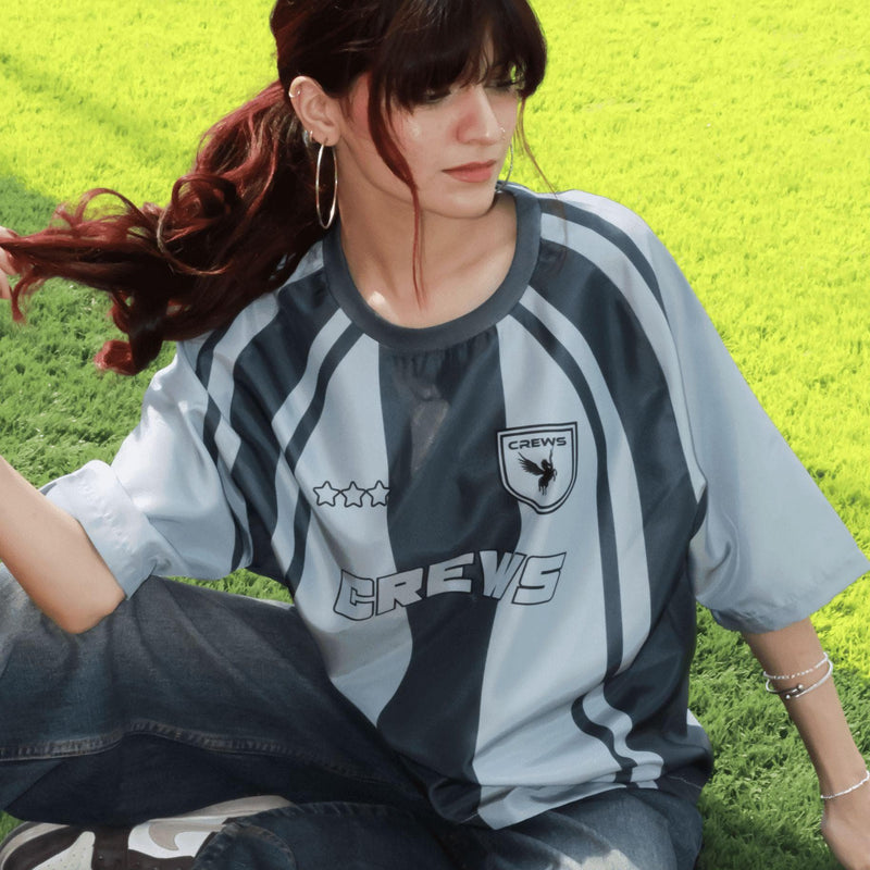 UNISEX CREWS SKYLINE FOOTBALL JERSEY
