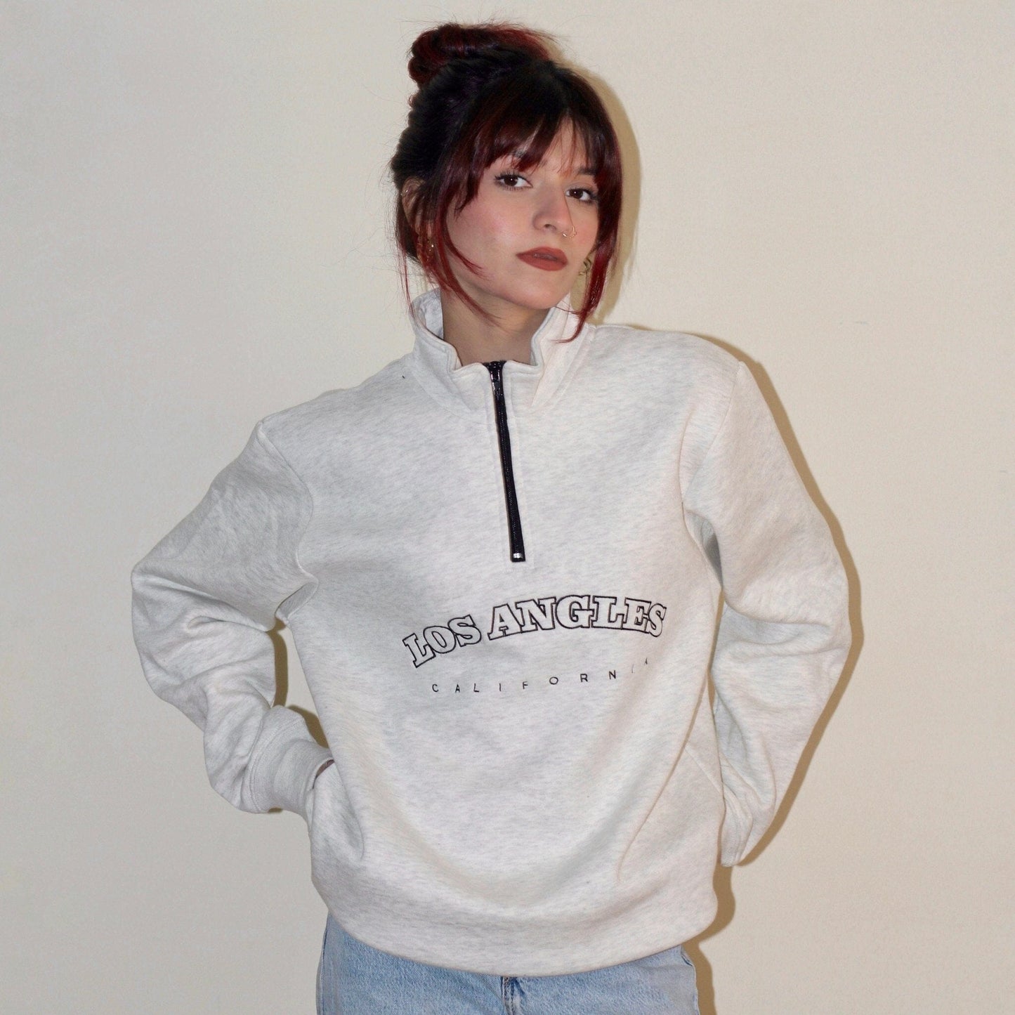 Unisex Los Angles Mockneck Shirt - 2000Crew