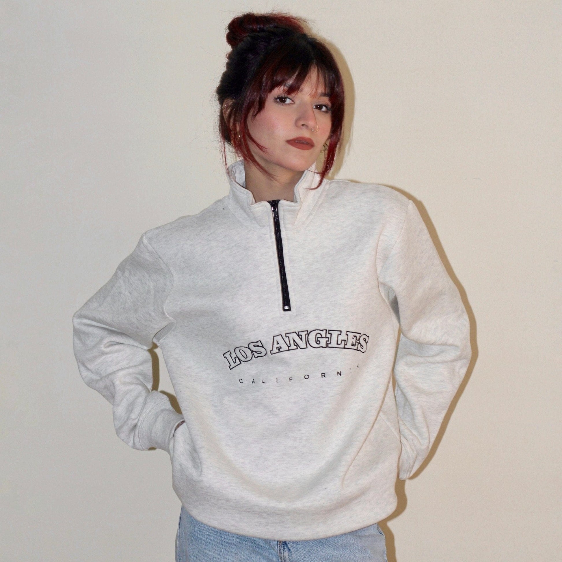 Unisex Los Angles Mockneck Shirt - 2000Crew