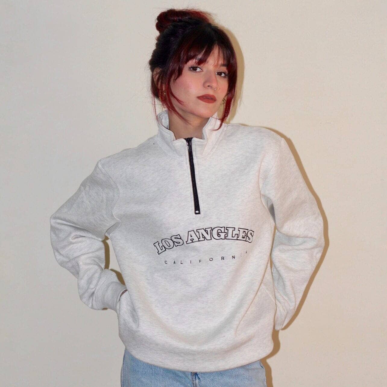 Unisex Los Angles Mockneck Shirt - 2000Crew