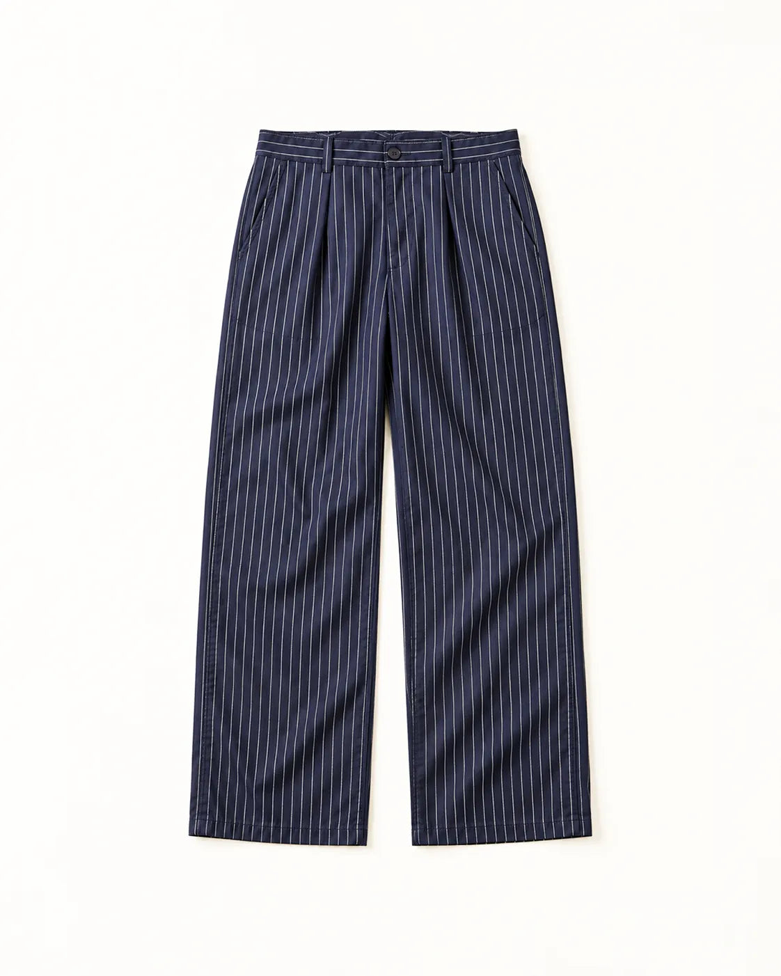 Syndicate Wide Leg Pinstripe Navy (Unisex)