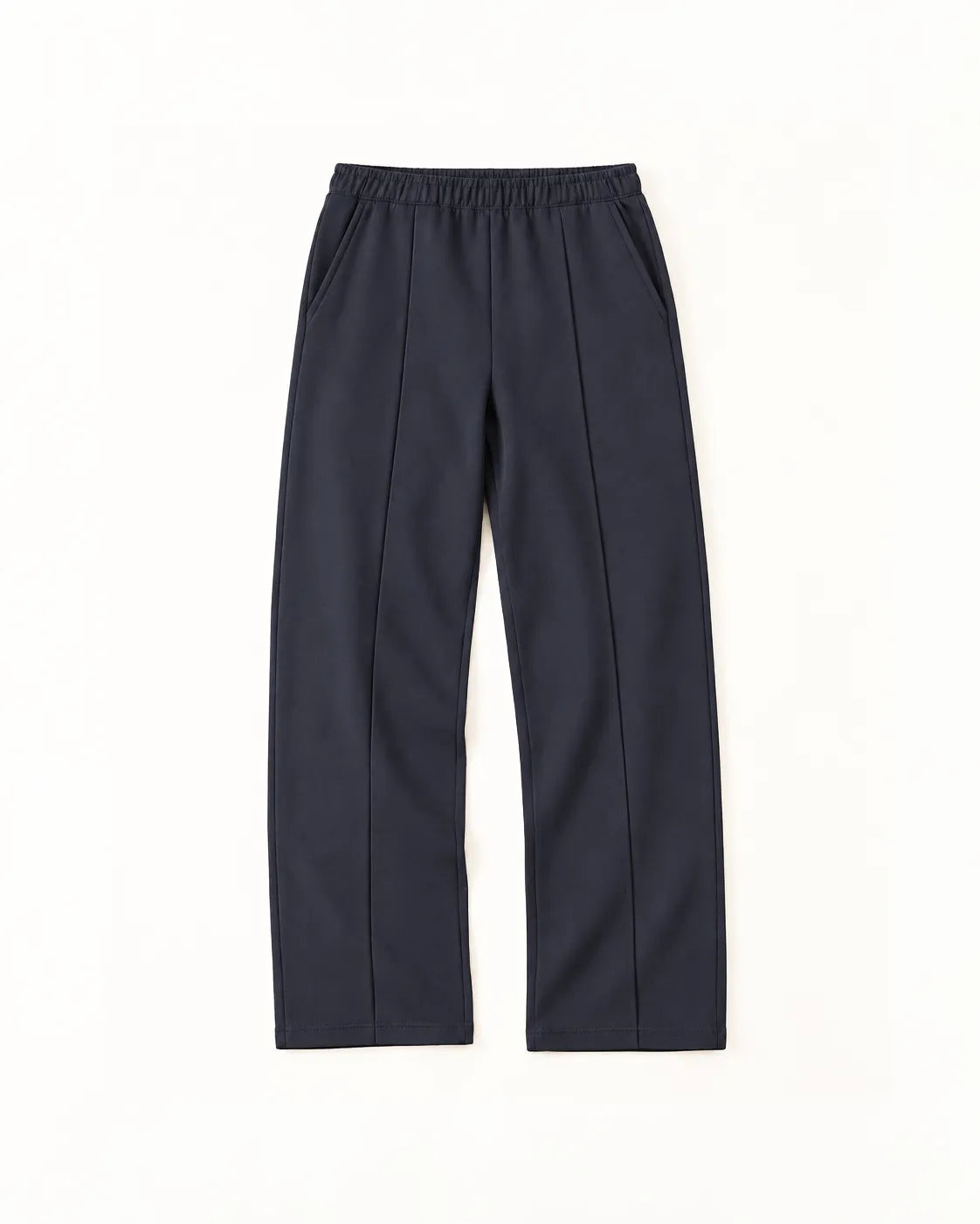 Relaxed Pin Tuck Pant Navy (Unisex)