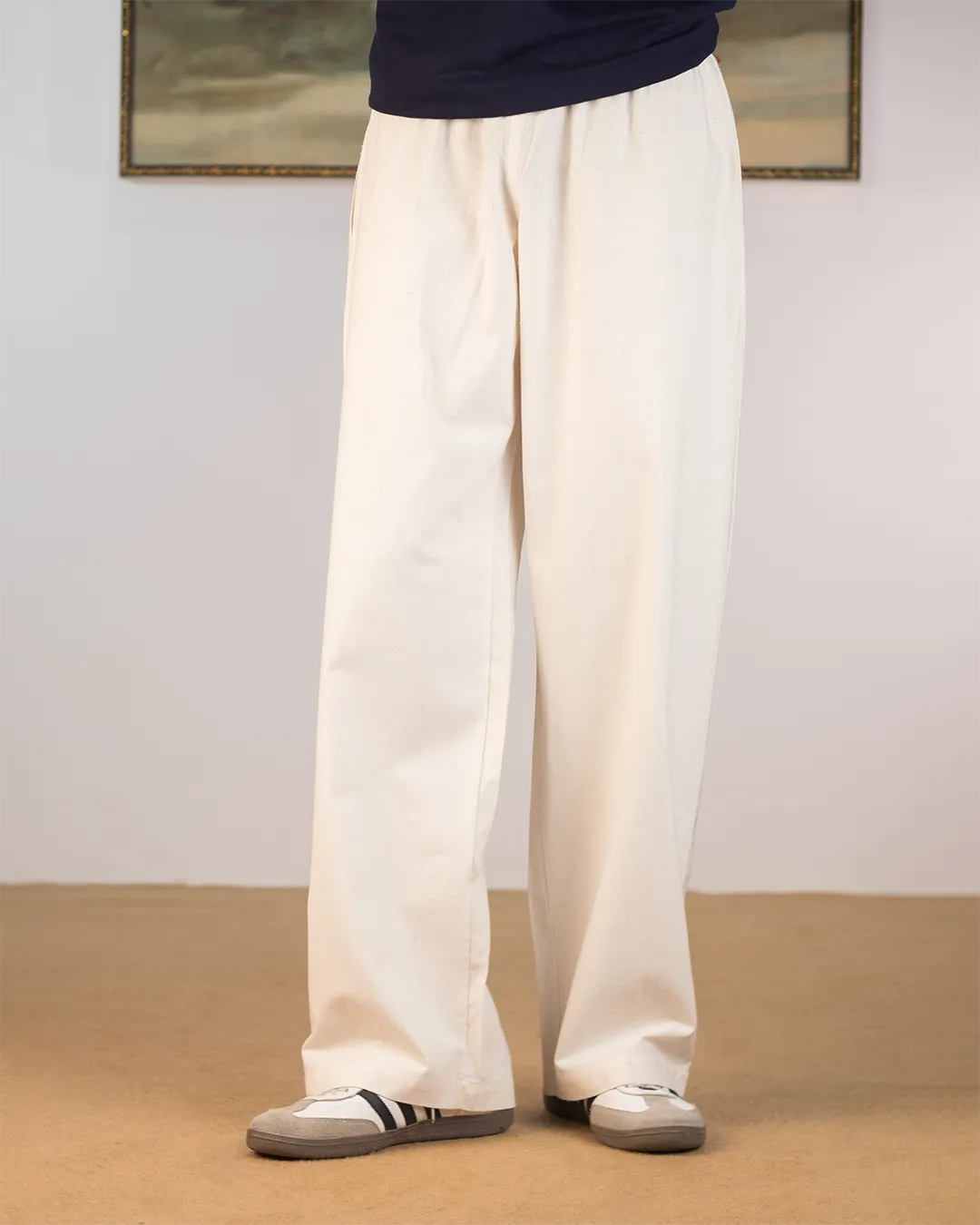 Textured Linen Pants