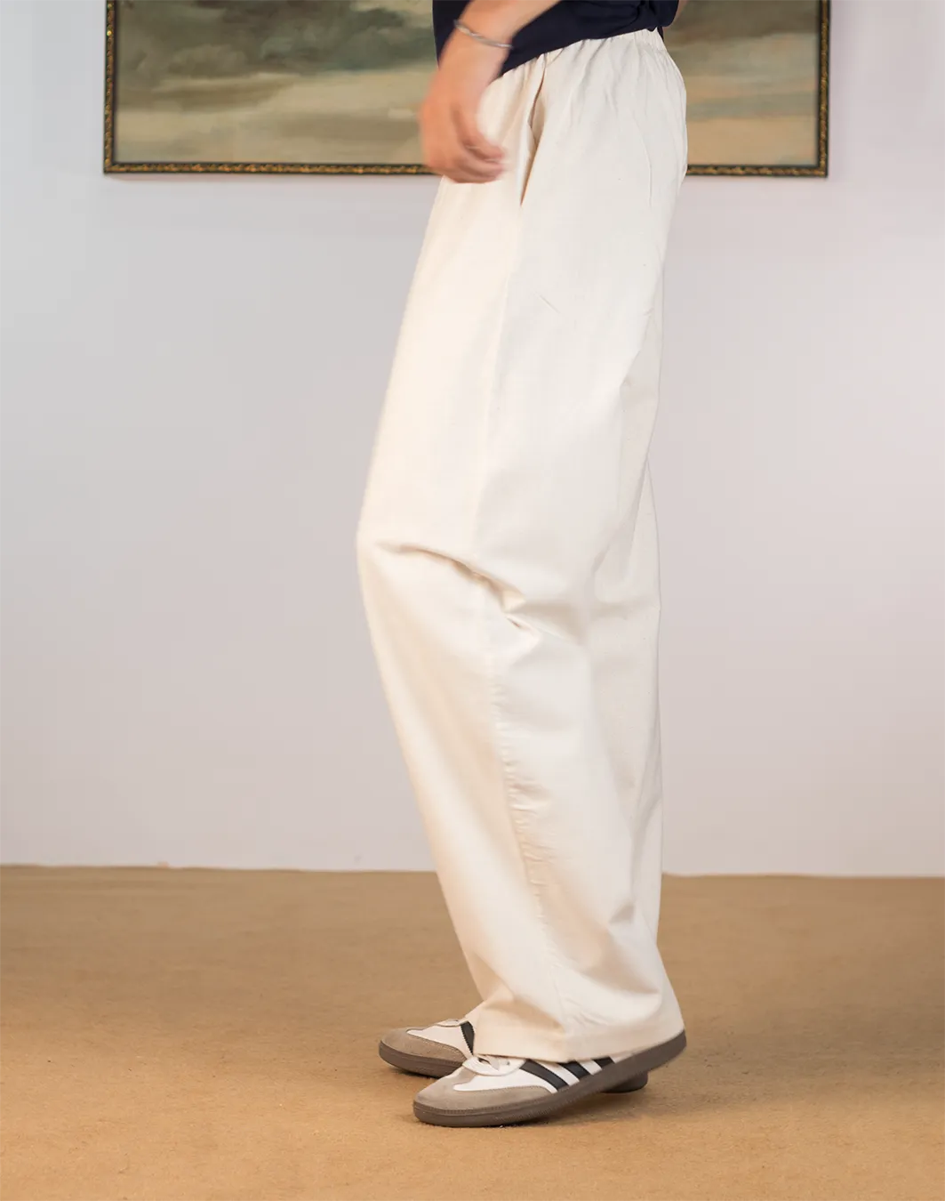 Textured Linen Pants