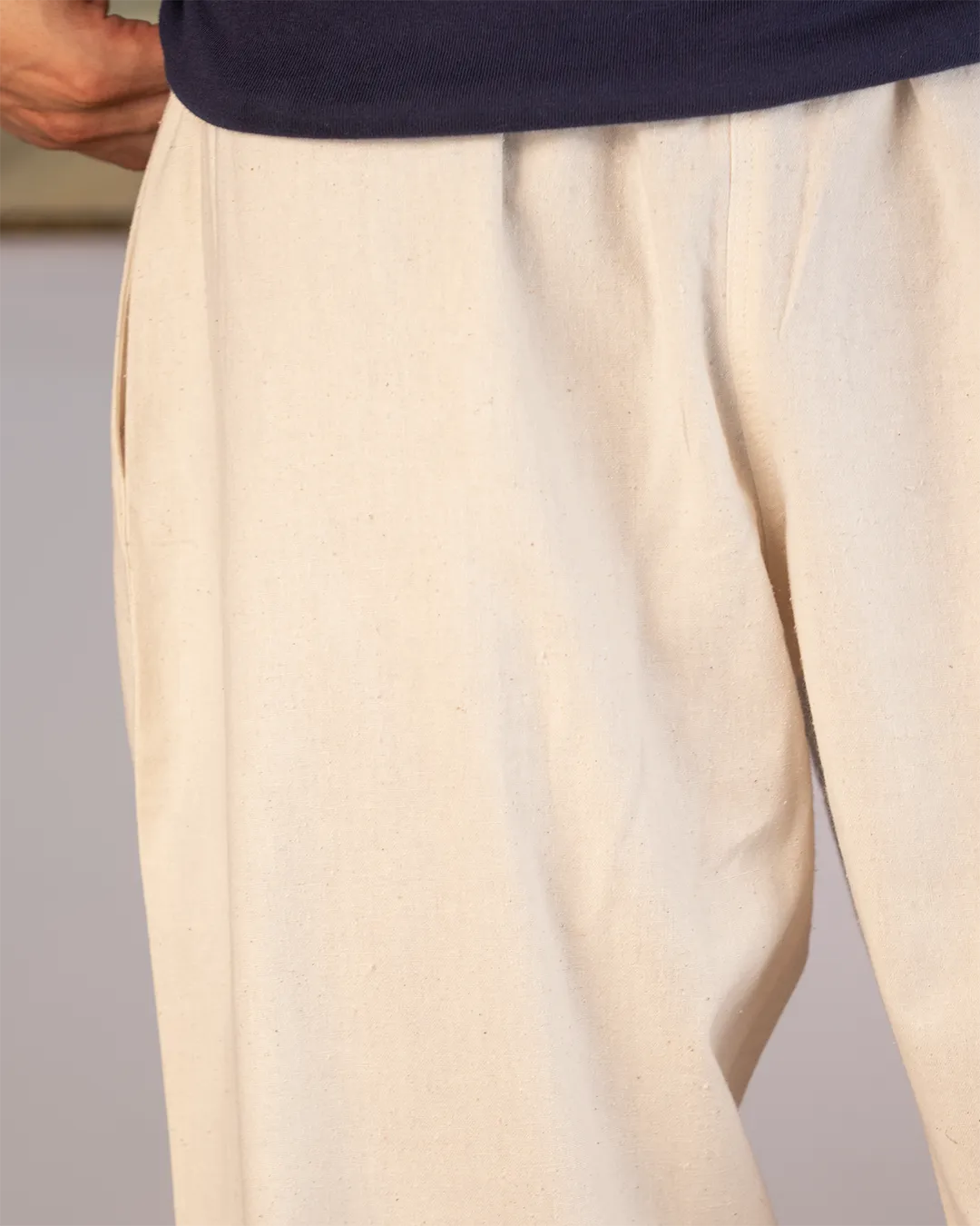 Textured Linen Pants