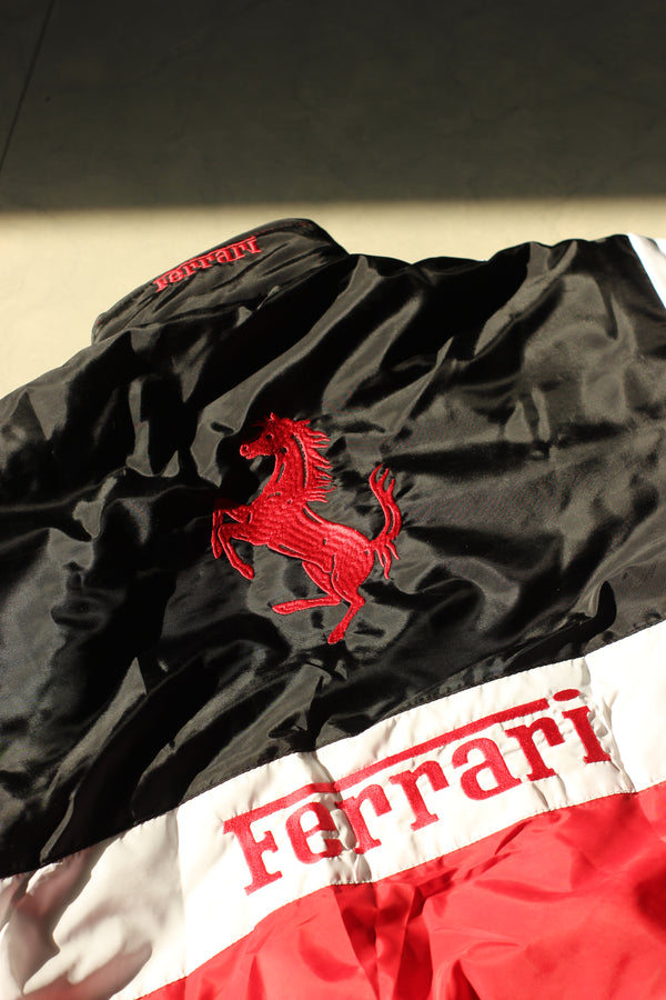 White Panel Ferrari Jacket