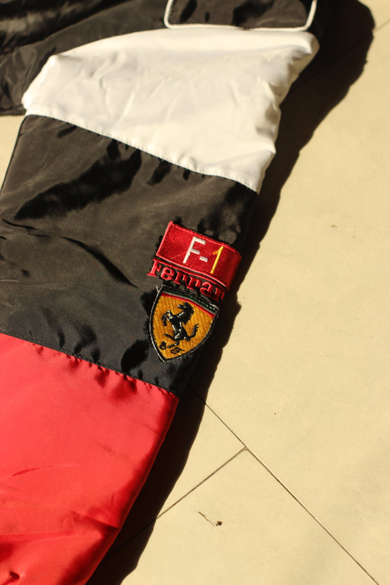 White Panel Ferrari Jacket