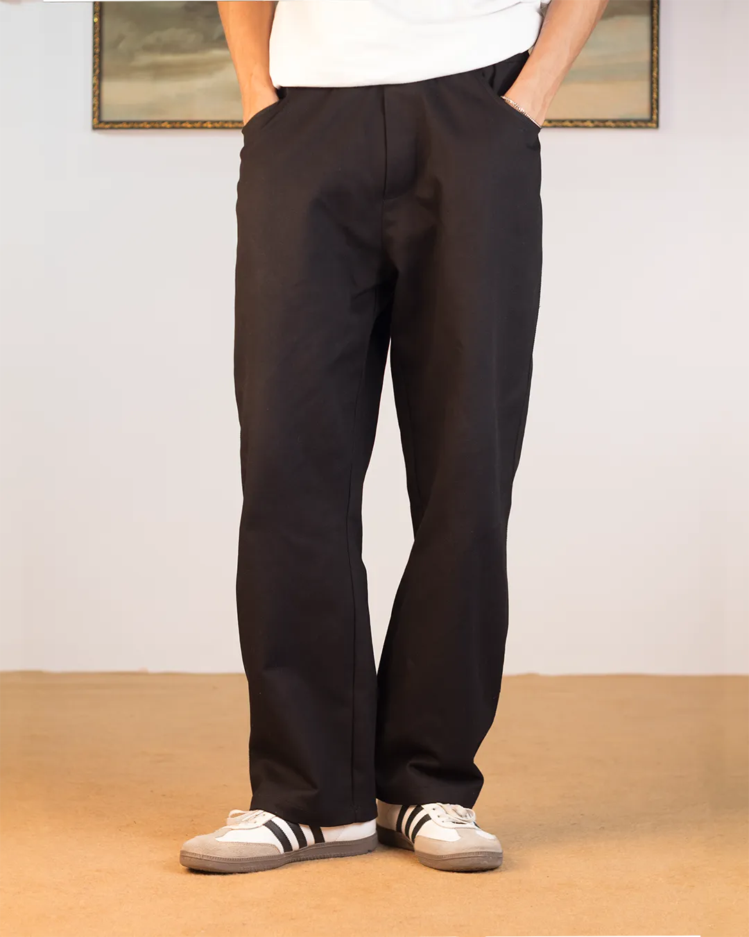Structured Relaxed Pants
