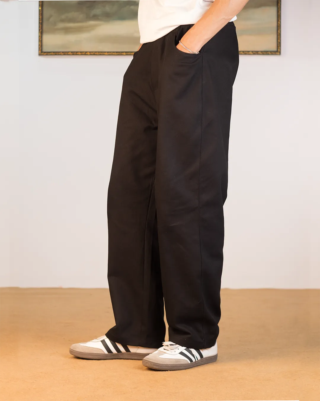 Structured Relaxed Pants