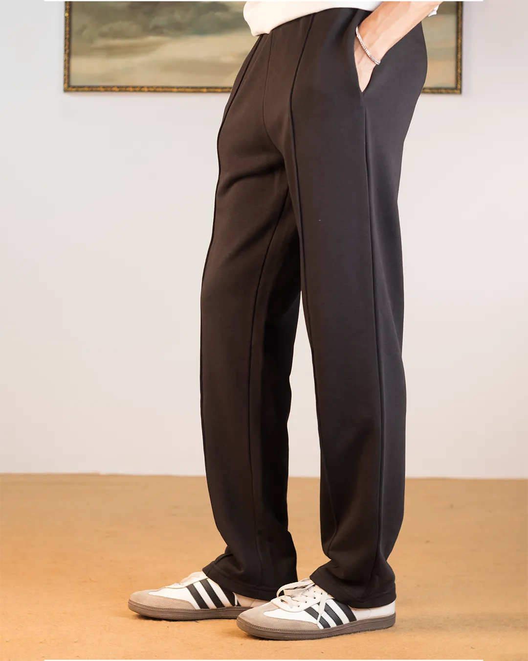 Relaxed Pin-Tuck Pant