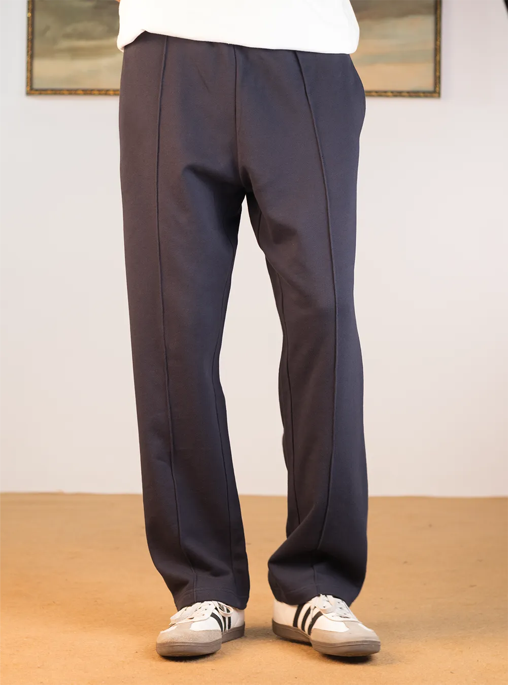 Relaxed Pin Tuck Pant